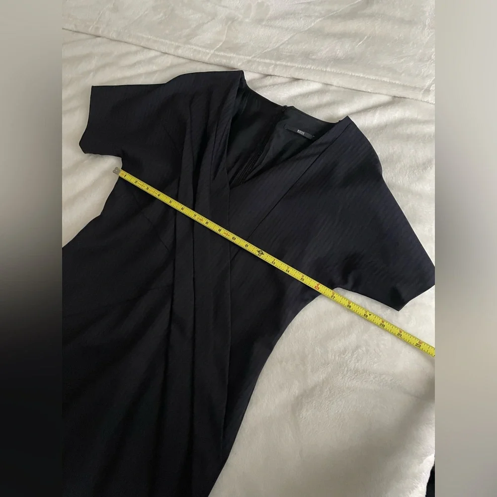 Elegant Black office Dress - Picture 2 of 7